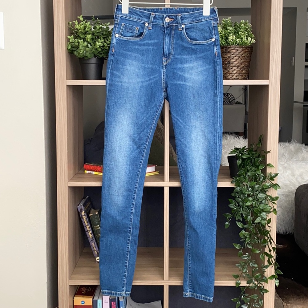 Pepe Jeans London high waist skinny sz 26